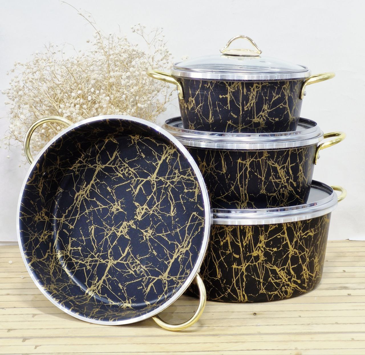 🔺سرویس ۷ پارچه ماربل زرفام