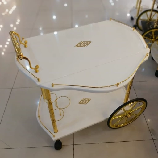 میز بار پذیرایی چرخ دار