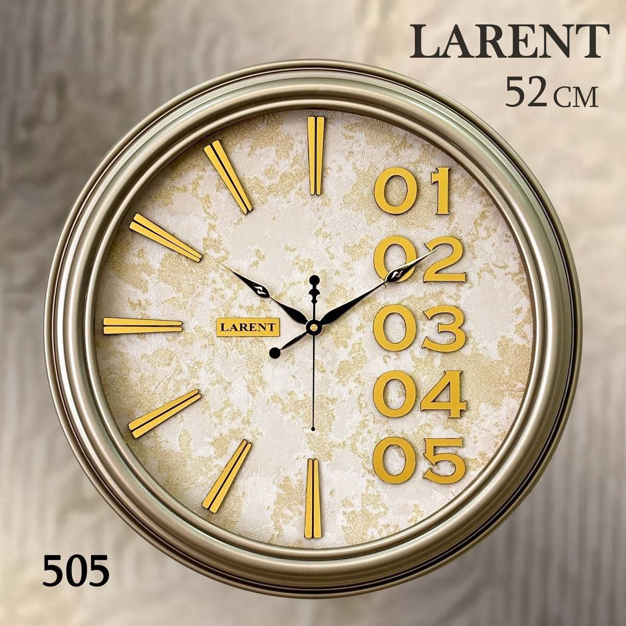 ساعت دیواری لارنت جنس بدنه پلاستیک قطر ۵۲