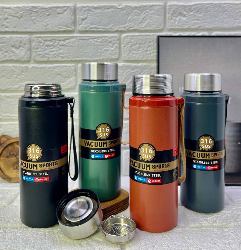 فلاسک درب استیل حجم ۶۰۰ میل کیفیت عالی