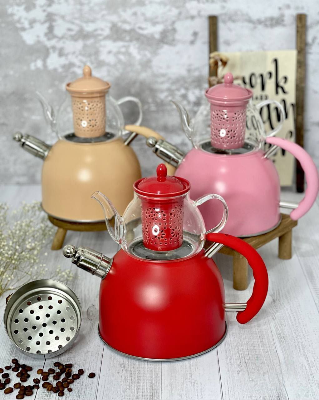 کتری قوری سوتی پیرکس destalya