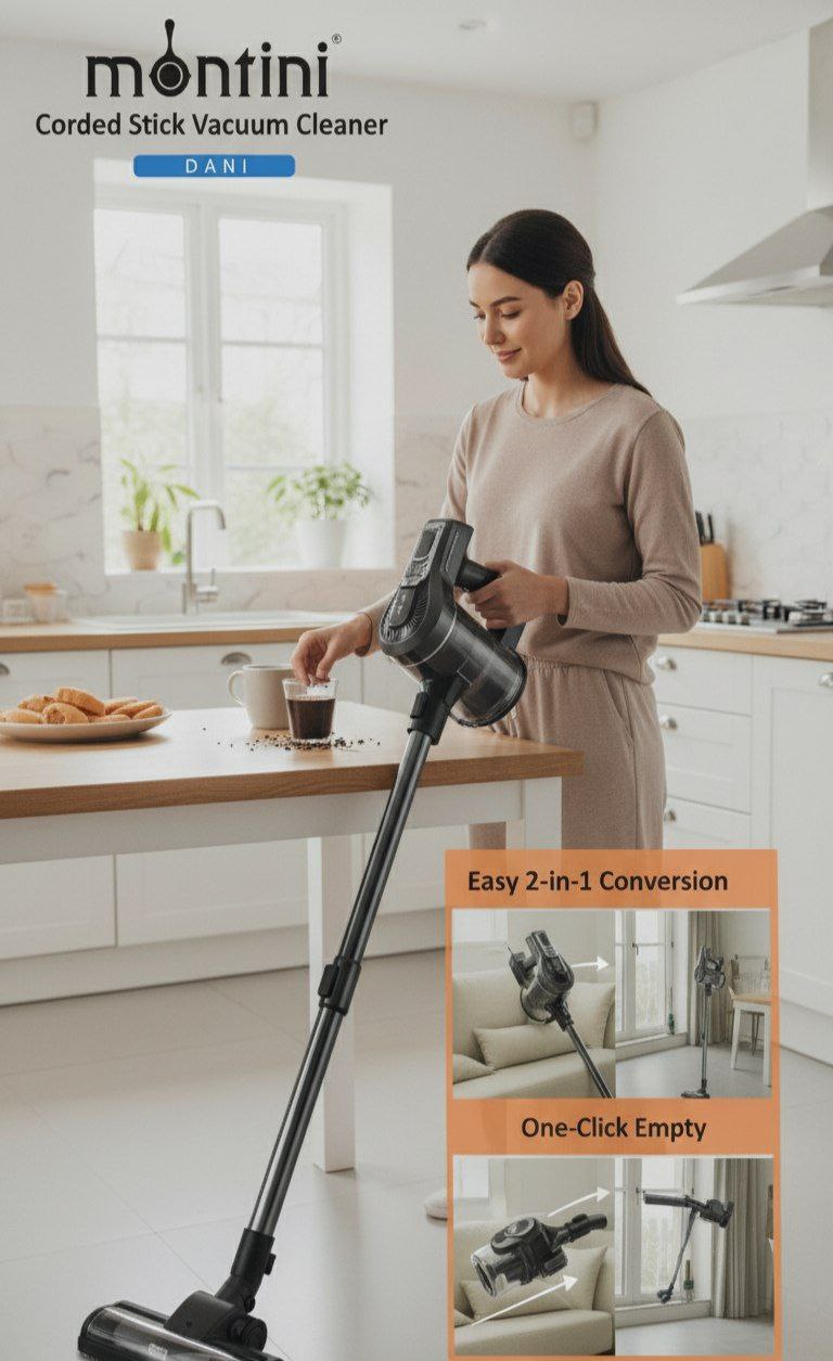 جارو برقی عصایی Montini